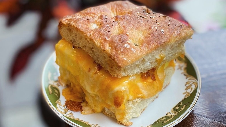 An Egg Breakfast Sandwich at The Moon Bakeshop in Huntsville