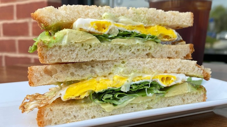 The Cali breakfast sandwich at Drip Cafe in Delaware