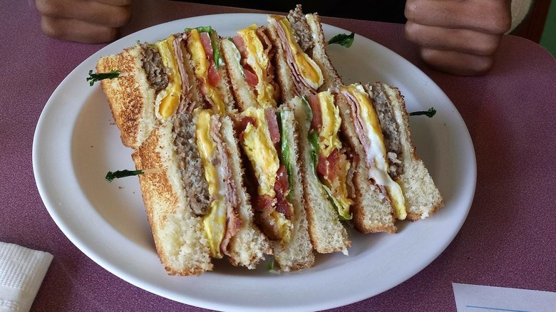 The  Breakfast Club Sandwich at Moore Street Cafe in Richmond