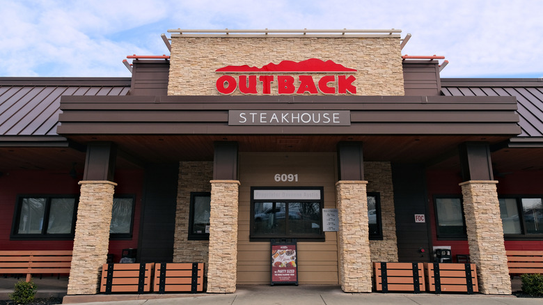 Exterior of an Outback Steakhouse