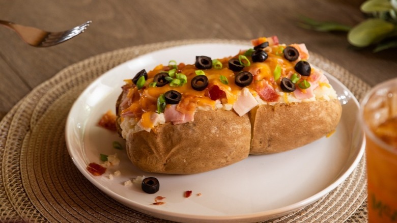 A loaded baked potato from McAlister's Deli