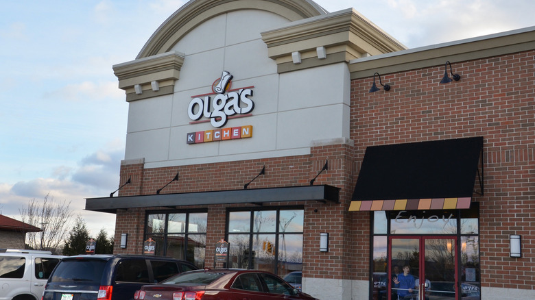 Exterior of an Olga's Kitchen in broad daylight