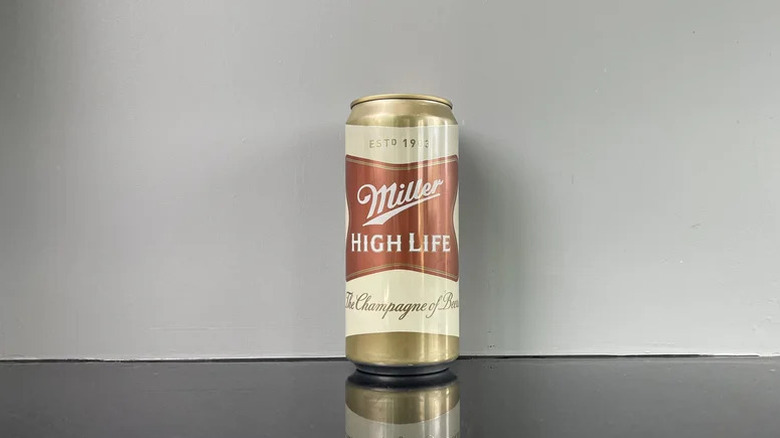 A can of Miller High Life