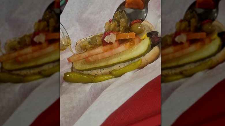 The Wiener's Circle Chicago hot dog