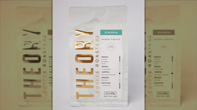 A bag of Ethiopia Banko Taratu
