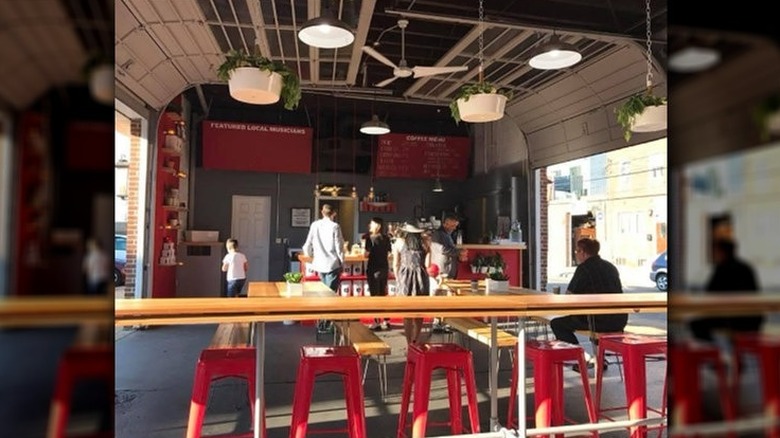 Interior of Herman's Coffee in PA