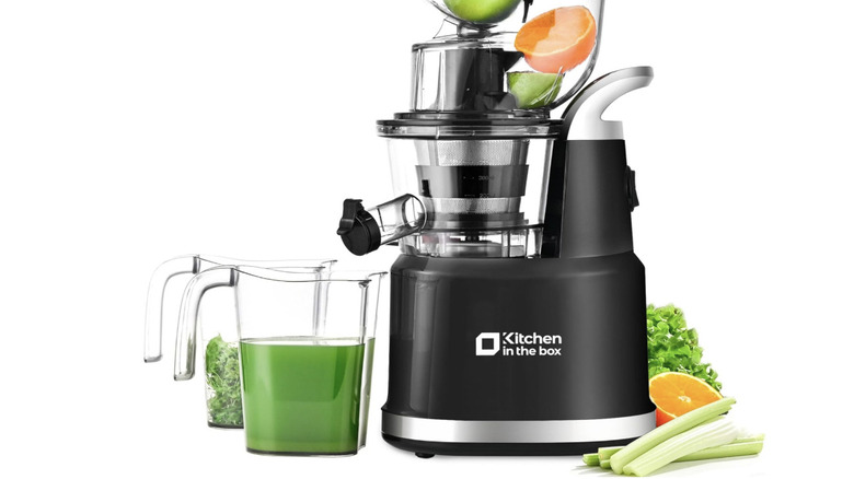 Produce in a Kitchen In the Box Juicer