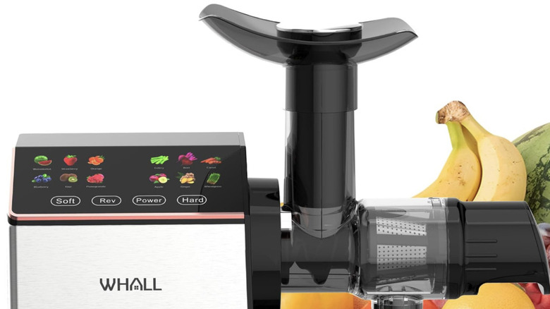 WHALL juicer surrounded by fruits