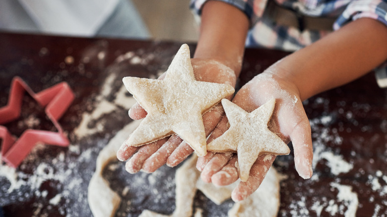 Cookie dough stars