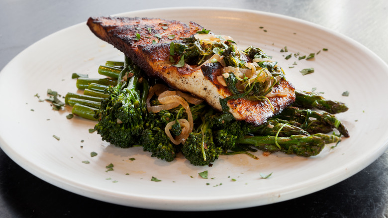 Blackened mahi mahi dinner