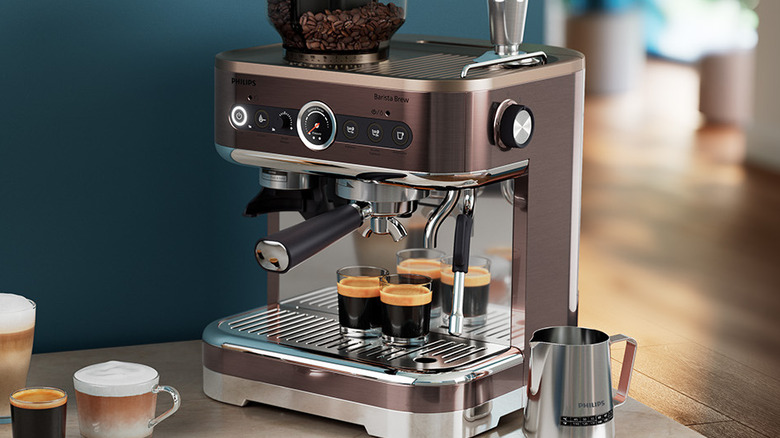 Barista Brew Semi-Automatic Espresso Machine on table