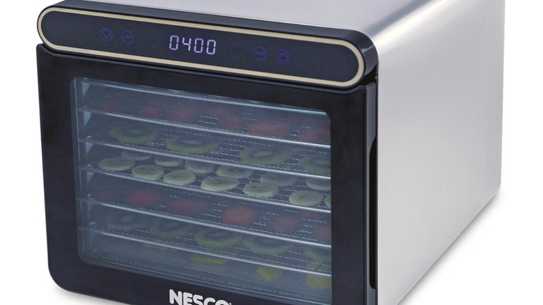 Silver and black NESCO dehydrator