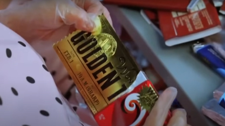 One of the golden tickets