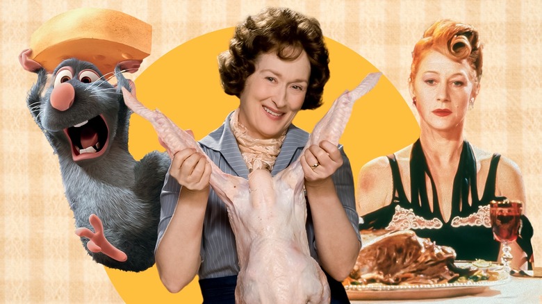 Three characters from food movies