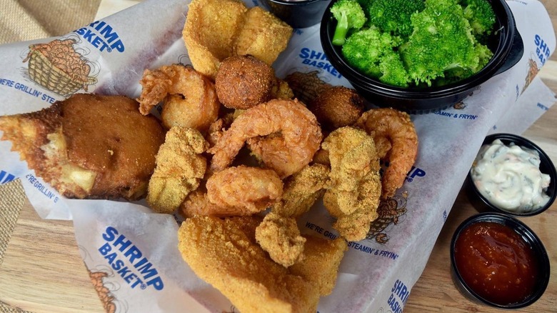 The Seafood Basket at Shrimp Basket