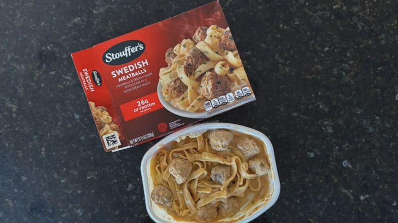 Stouffer's frozen Swedish meatballs