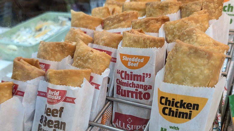 Allsup's variety of burritos