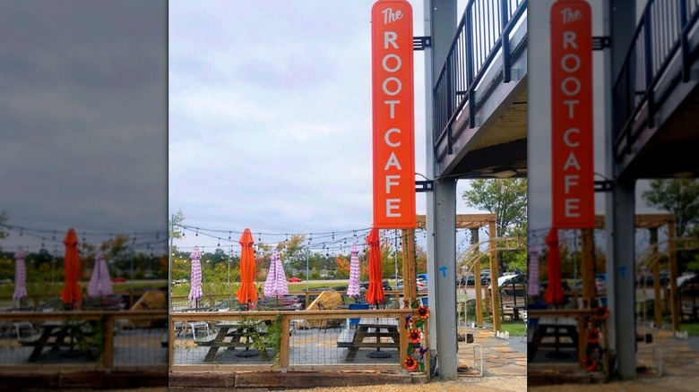 Exterior of The Root Cafe