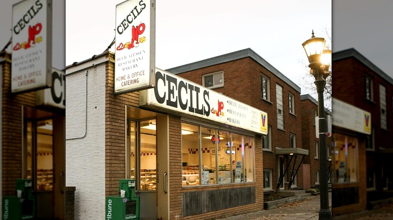 Exterior of Cecil's