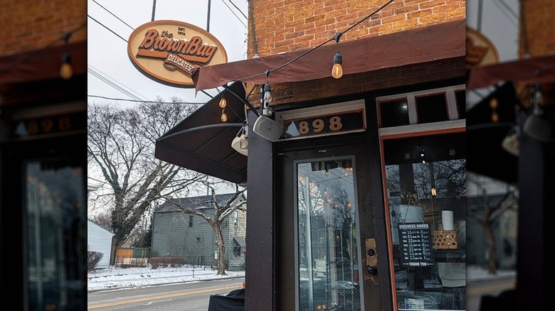 Exterior of The Brown Bag Delicatessen