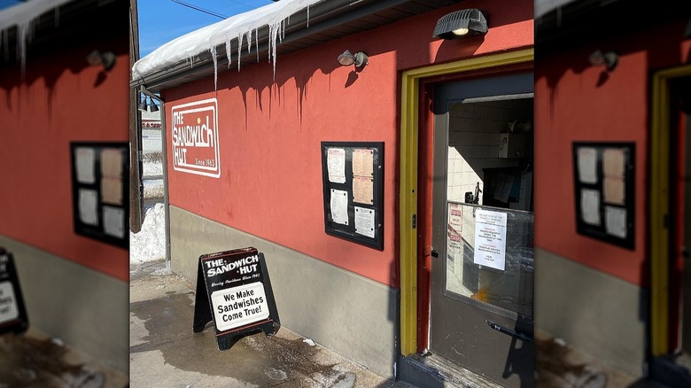 Exterior of The Sandwich Hut