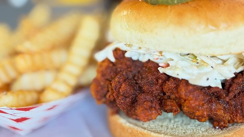 Pepperfire Restaurant chicken sandwich, Nashville