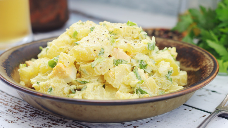 Potato and egg salad