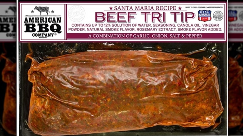 Package of American BBQ Company Santa Maria Recipe Beef Tri Tip
