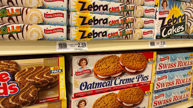Little Debbie products on store shelves