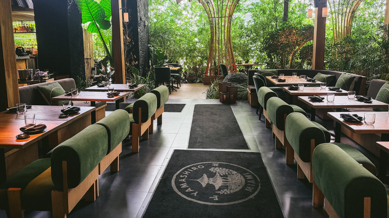 Yamashiro Miami seats on rooftop
