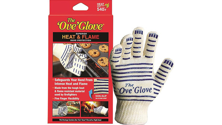 An Ove Glove with the corresponding box