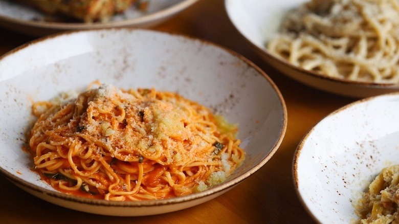 Pasta bowls at Jame