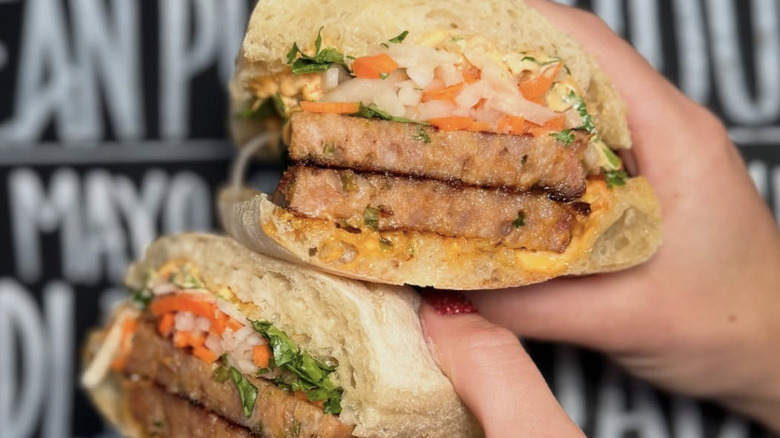 The meatball banh mi from Lardo