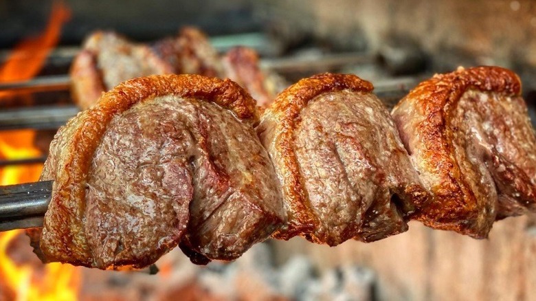 Grilled steak at M Grill