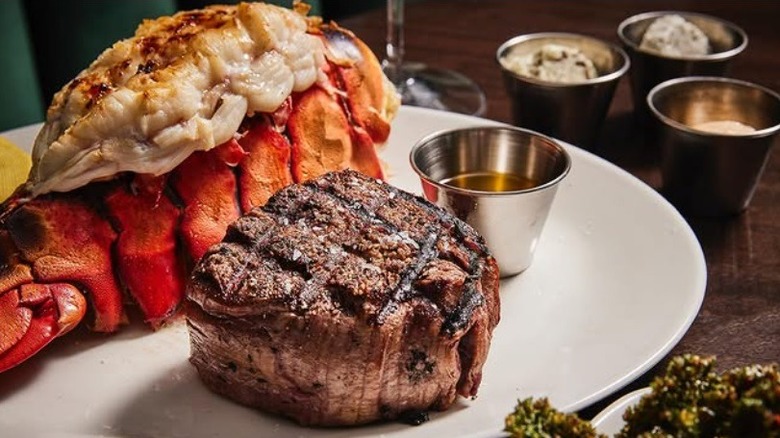 Steak and lobster at BLVD Steak