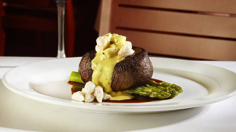 Filet mignon Oscar-style at Ocean Prime