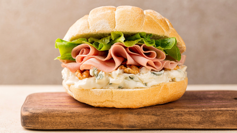 a cold cut italian sandwich