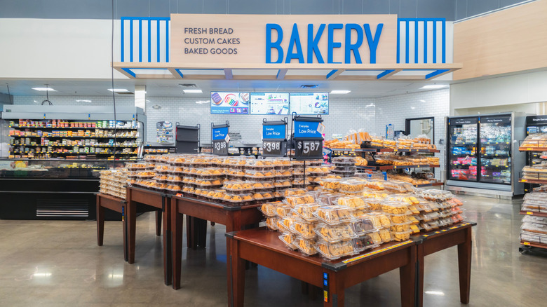 Bakery section at Walmart