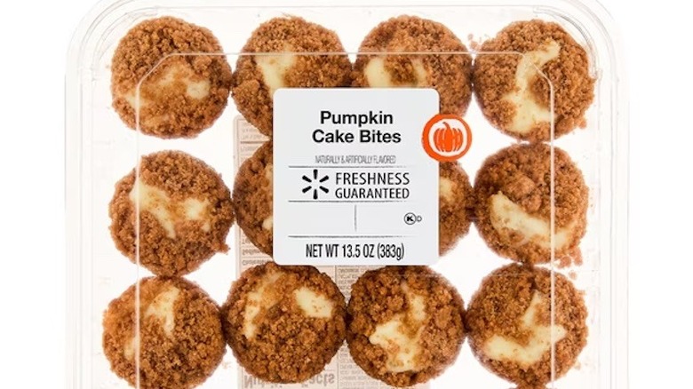 Pumpkin cake bites from the Walmart bakery.