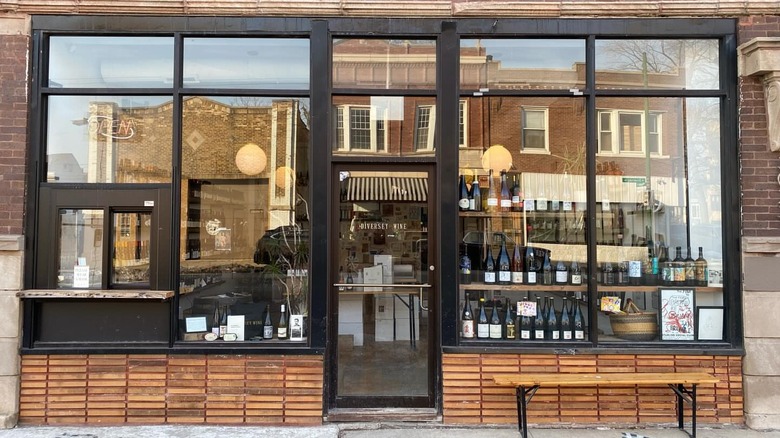 Storefront at Diversey Wine