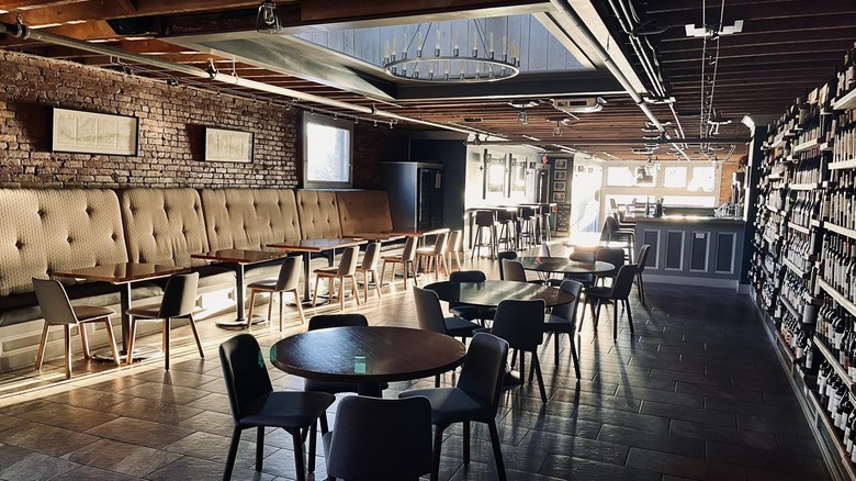 Seating options at FLG Terroir