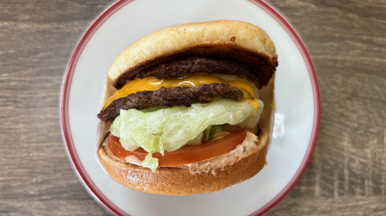 Double meat with cheese from In-N-Out