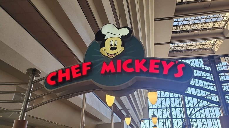 Chef Mickey's dining room
