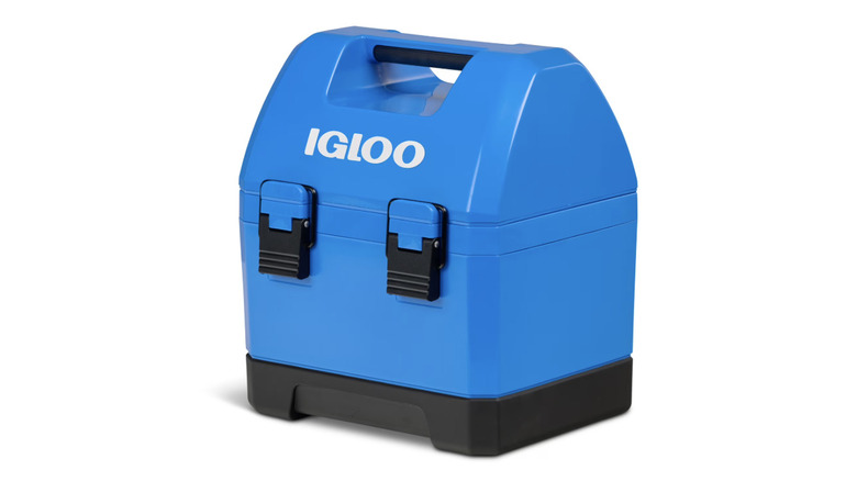 Igloo Gripper Toolbox Personal Cooler against a white background