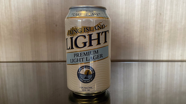 A single can of Blue Point Long Island Light.