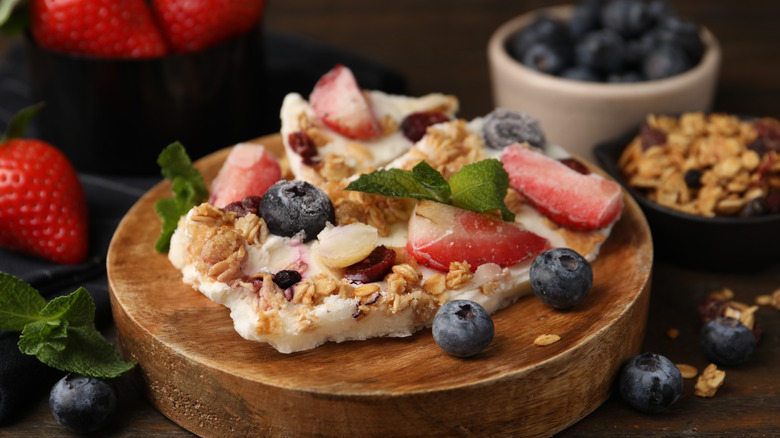 Frozen fruit bark