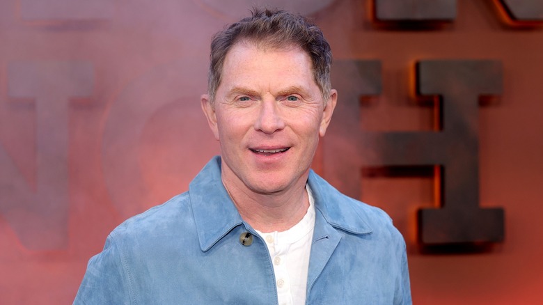 Celebrity chef Bobby Flay smiling