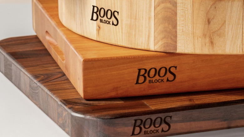 variety of Boos block cuttings boards
