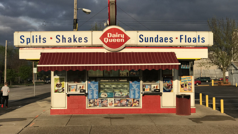 The exterior of an old-school Dairy Queen location in Pennsylvania