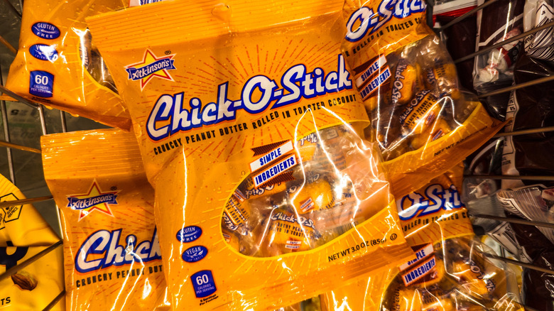 Bags of Chick-O-Stick candies.